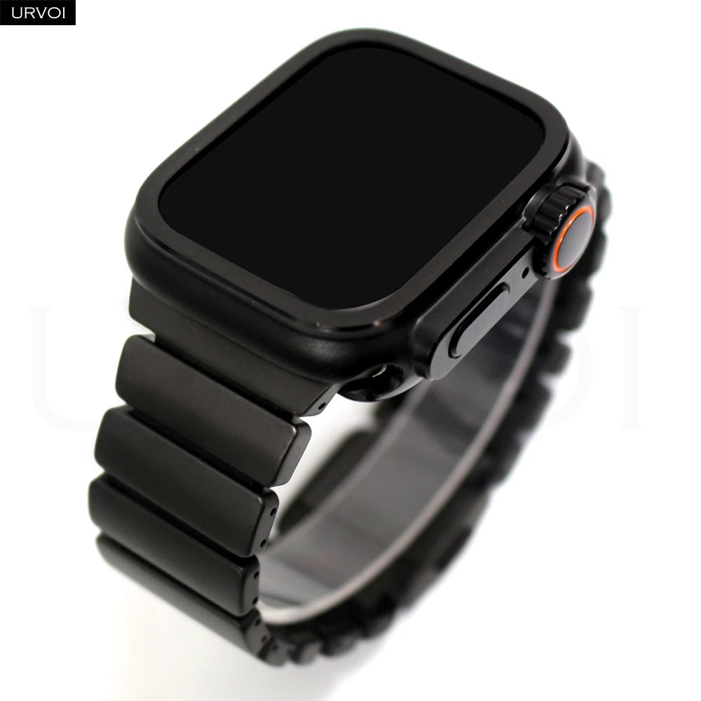 Correa URVOI Stratos Titanio para Apple Watch