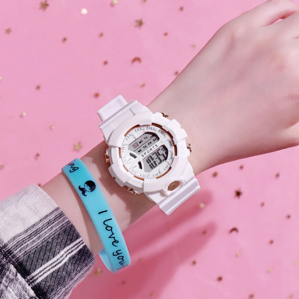 Reloj Electrónico Deportivo con Alarma y Temporizador
