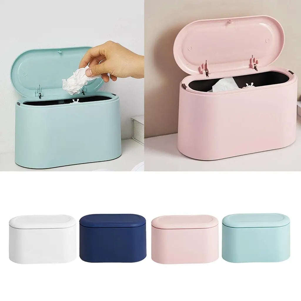 Elegante Bote de Basura Pequeño para Hotel o Auto, Contenedor de Reciclaje, Cesto para Papel y Desechos