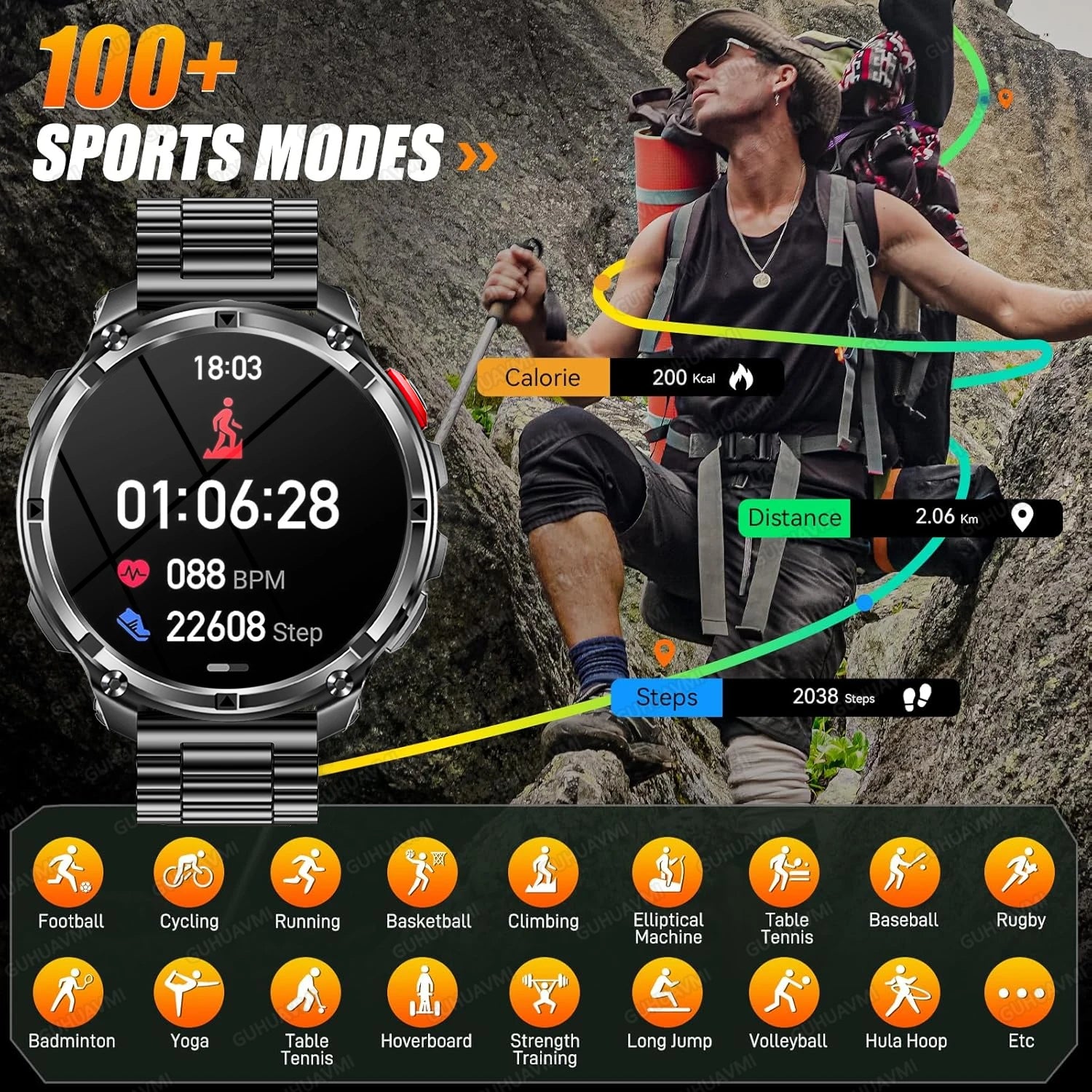 T-Rex3 Ultra Reloj Inteligente GPS IP69K