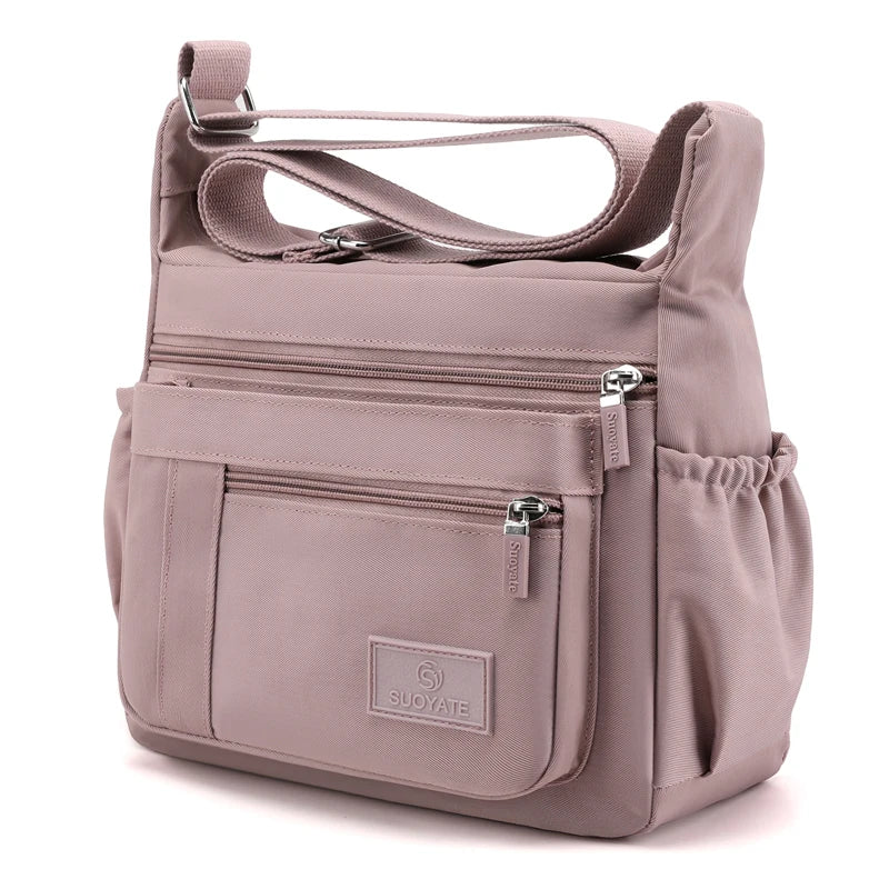 Bolso cruzado para mujer, bandolera ajustable, ligero y multifuncional, bolso de un solo hombro, adecuado para diferentes s
