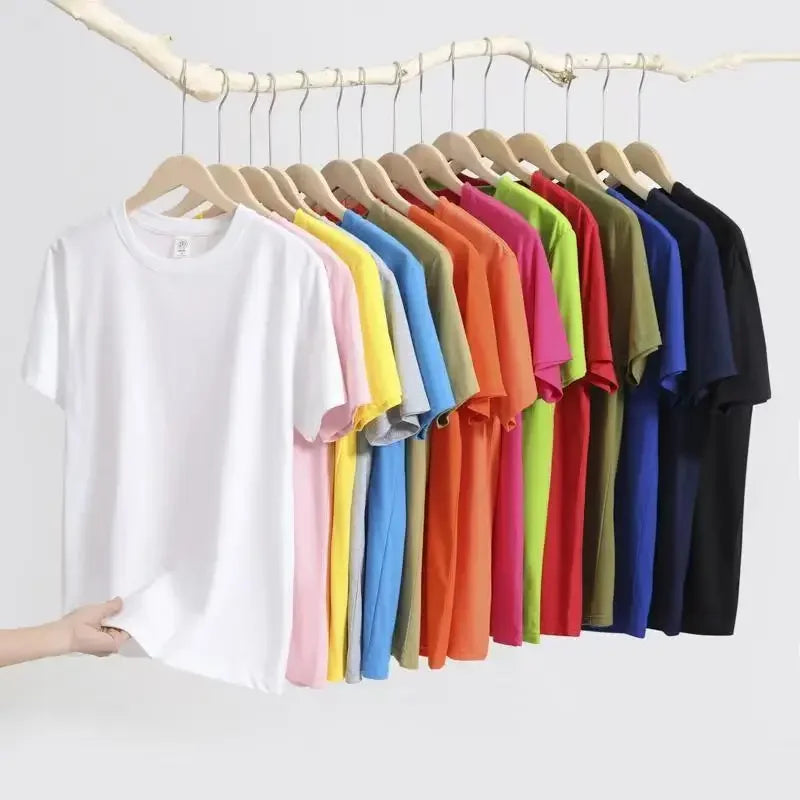 Camiseta de Algodón de Manga Corta para Mujer