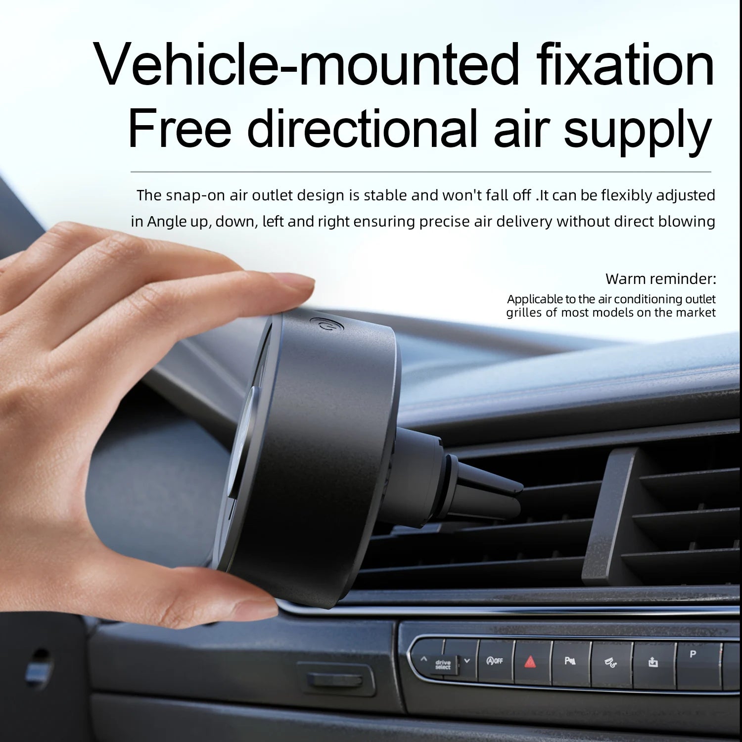 Nuevo ventilador magnético para coche, iluminación colorida y fresca USB, suministro de aire direccional libre de fibra de carbono de alta gama, refrigeración rápida, disfruta de la frescura