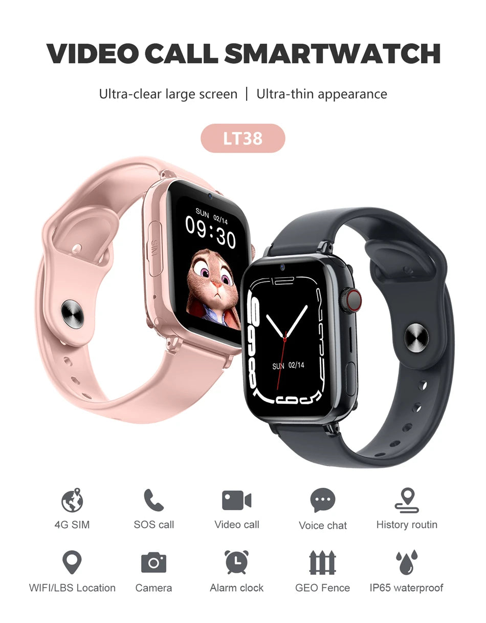 Reloj Inteligente Niños GPS 5G SOS Cámara