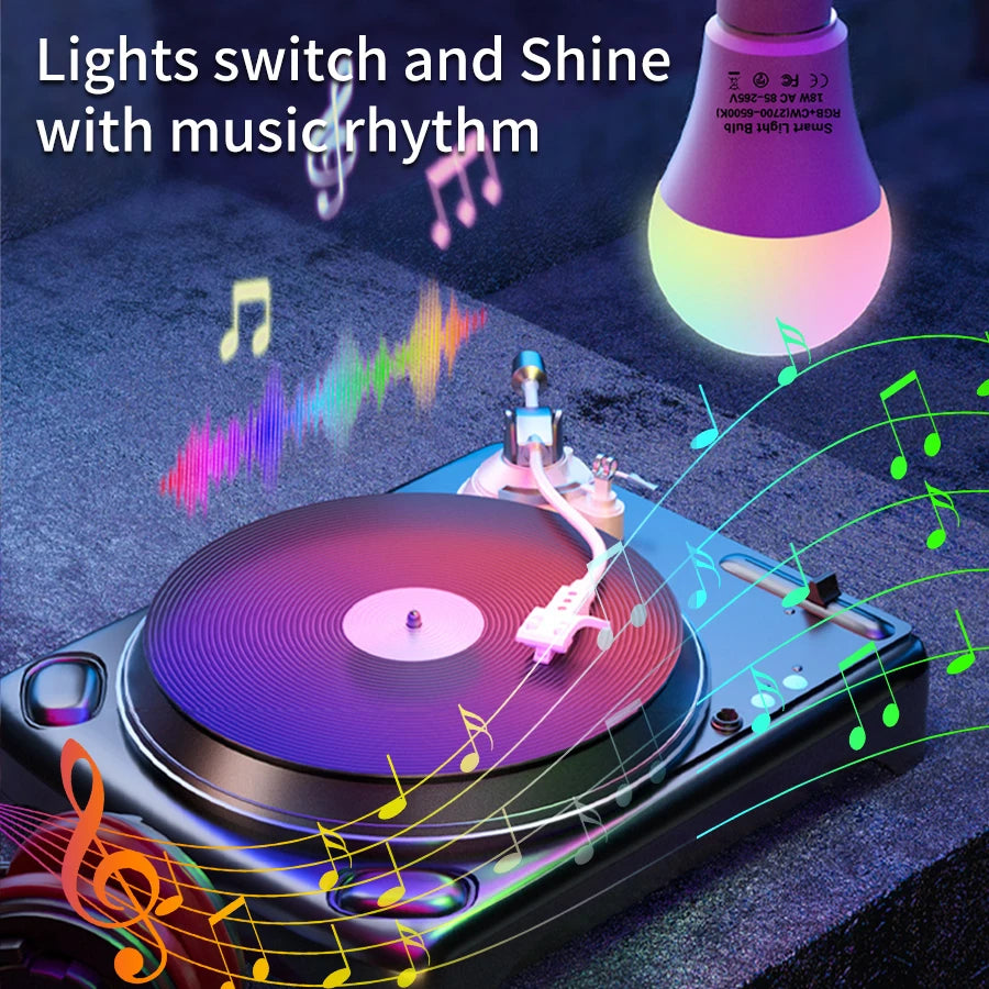 Bombilla LED Inteligente RGB Tuya con Control Bluetooth