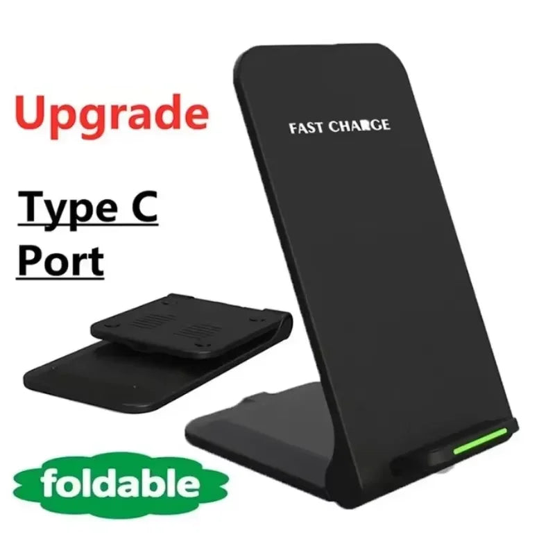 Base de Carga Inalámbrica para iPhone 17 16 15 14 13 Pro, Samsung, Xiaomi, Cargadores de Teléfono, Estación de Carga Rápida por Inducción