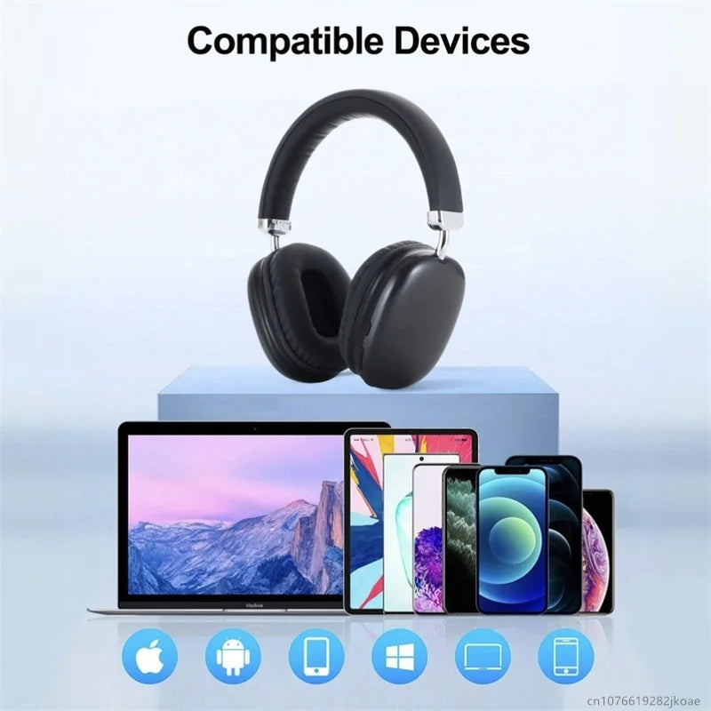Auriculares Bluetooth 5.3 con Micrófono HD para Llamadas, Auriculares Inalámbricos Over-Ear, Auriculares HiFi Estéreo para Juegos y Música, B40 Larga Duración en Espera, BT1632
