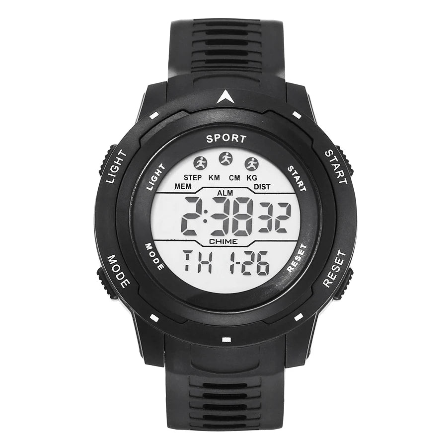 Reloj Digital LED Deportivo Hombre Cronómetro Agua