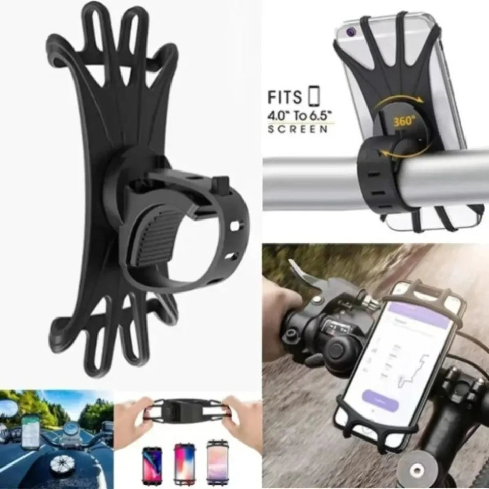 Soporte para Teléfono de Bicicleta, Soporte para Celular de Motocicleta, Soporte para iPhone, Samsung, Xiaomi, Soporte para Teléfono Móvil