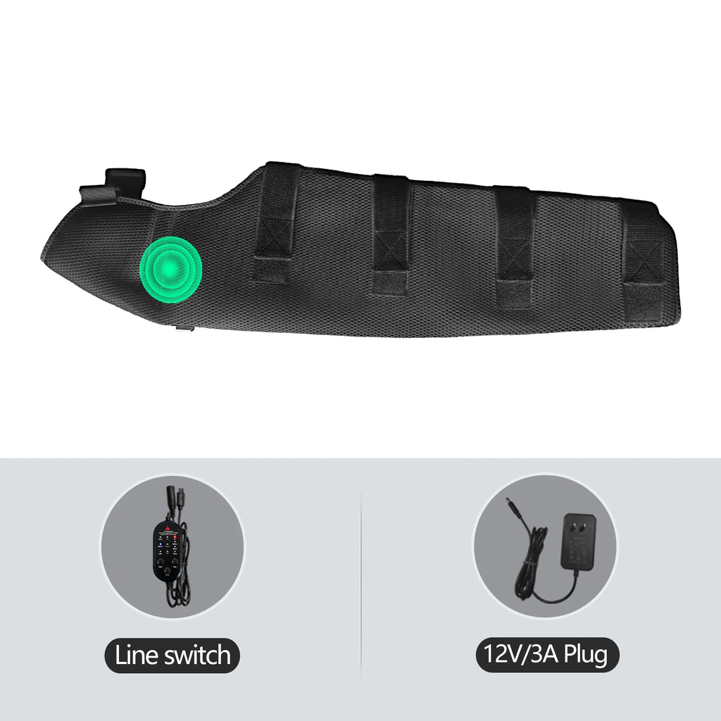 Protector de Brazo con Calefacción por Capa de Aire, Masajeador de Vibración para Aliviar el Dolor de Hombro Congelado y Codo, Soporte de Recuperación Térmico para el Brazo