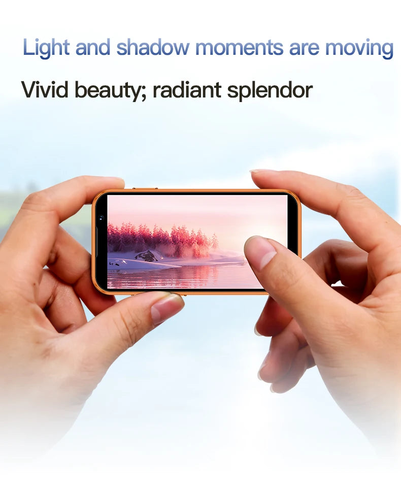 SOYES i17 Mini Smartphone pantalla de 3,0 "2GB RAM 16GB ROM Dual SIM en espera Cámara Dual Android 9,0 múltiples aplicaciones compatible con teléfono pequeño