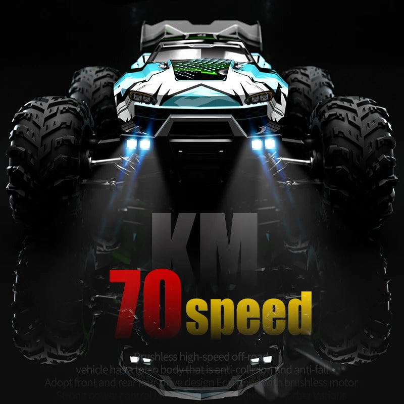 Coche RC 1:16 de Alta Velocidad, Monster Truck Todoterreno 4WD