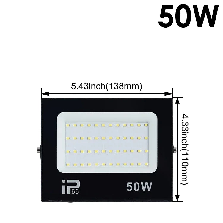 Reflector LED 100W-200W Impermeable para Exteriores 6500K