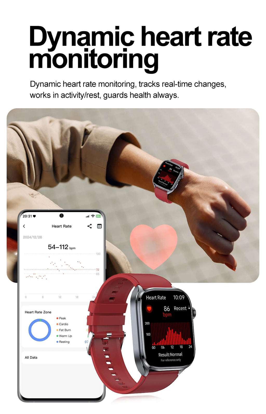 Reloj Inteligente con IA, ECG Preciso, Análisis de Lípidos y Ácido Úrico