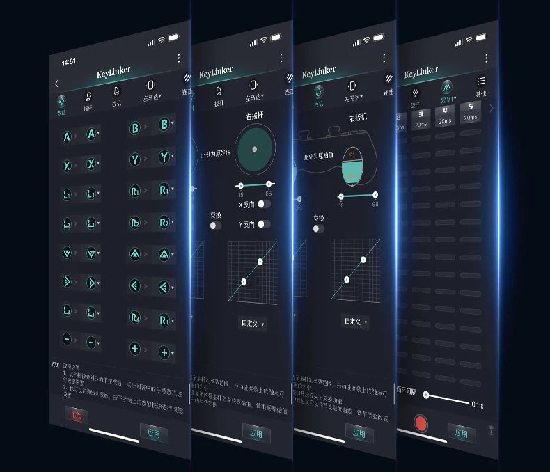 MACHENIKE-controlador inalámbrico G1 para videojuegos, Joystick de disparo de efecto Hall con tasa de orollamiento de 1K para Nintendo Switch, PC, iOS y Android