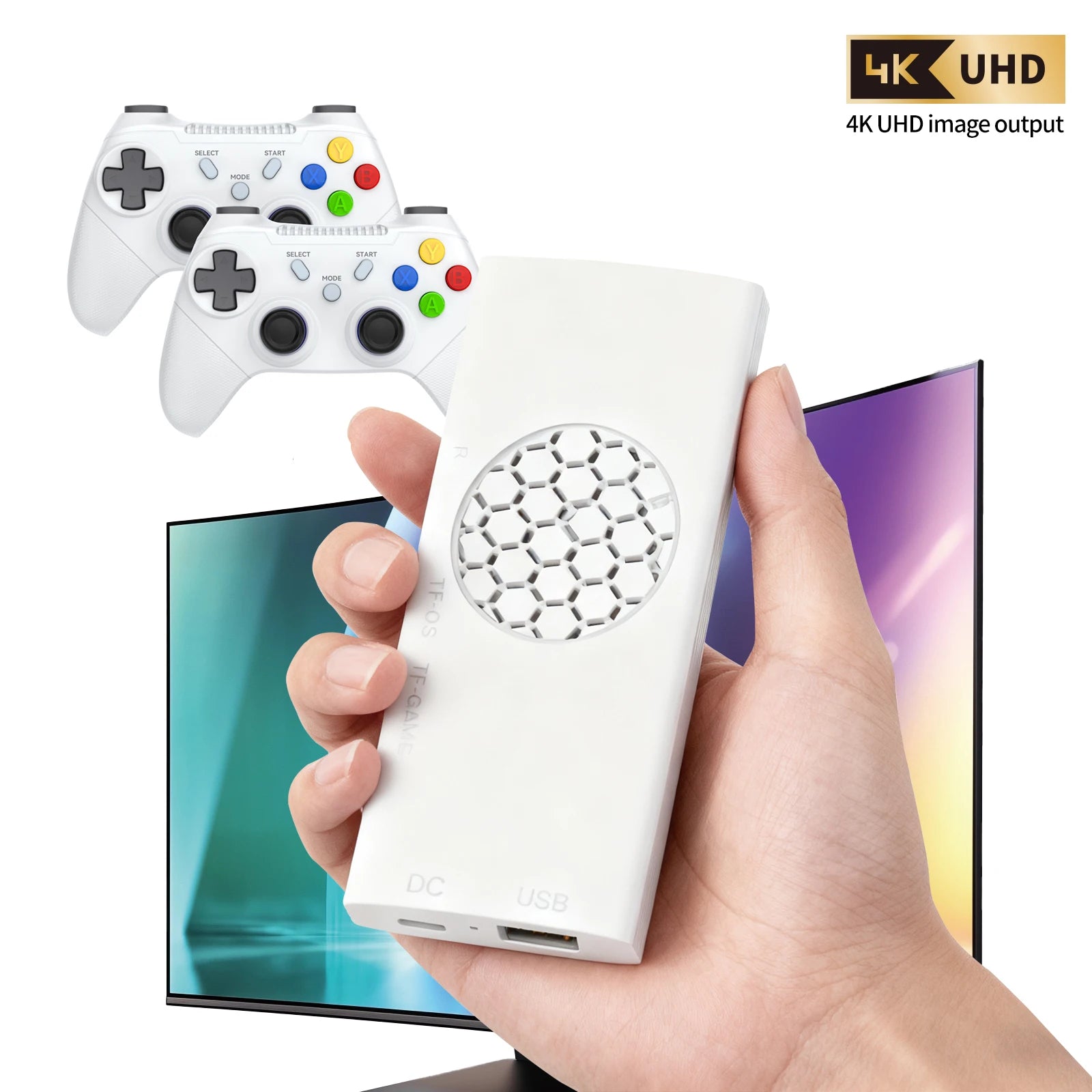 Consola de juegos con procesador de 8 núcleos G99 para P1/P2/FC (más de 35 emuladores) con pantalla HD 4K, frecuencia de 2,2 GHz y soporte multilingüe