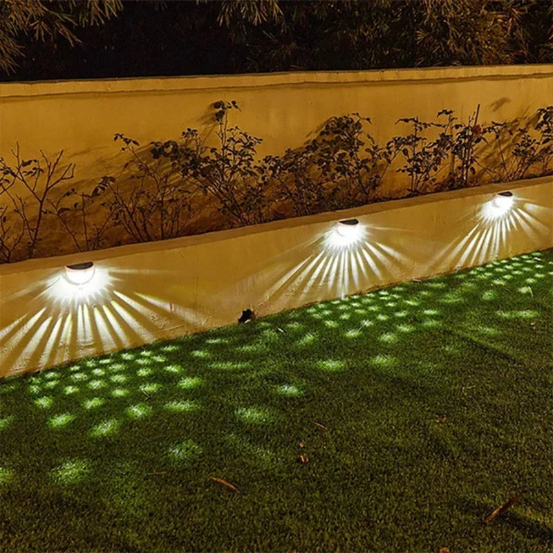 Lámparas Solares LED para Jardín y Valla x6 Impermeables