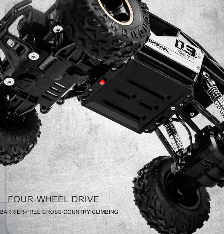 Auto RC 4x4 Todoterreno Control Remoto 1:12 OiKe con Luces LED