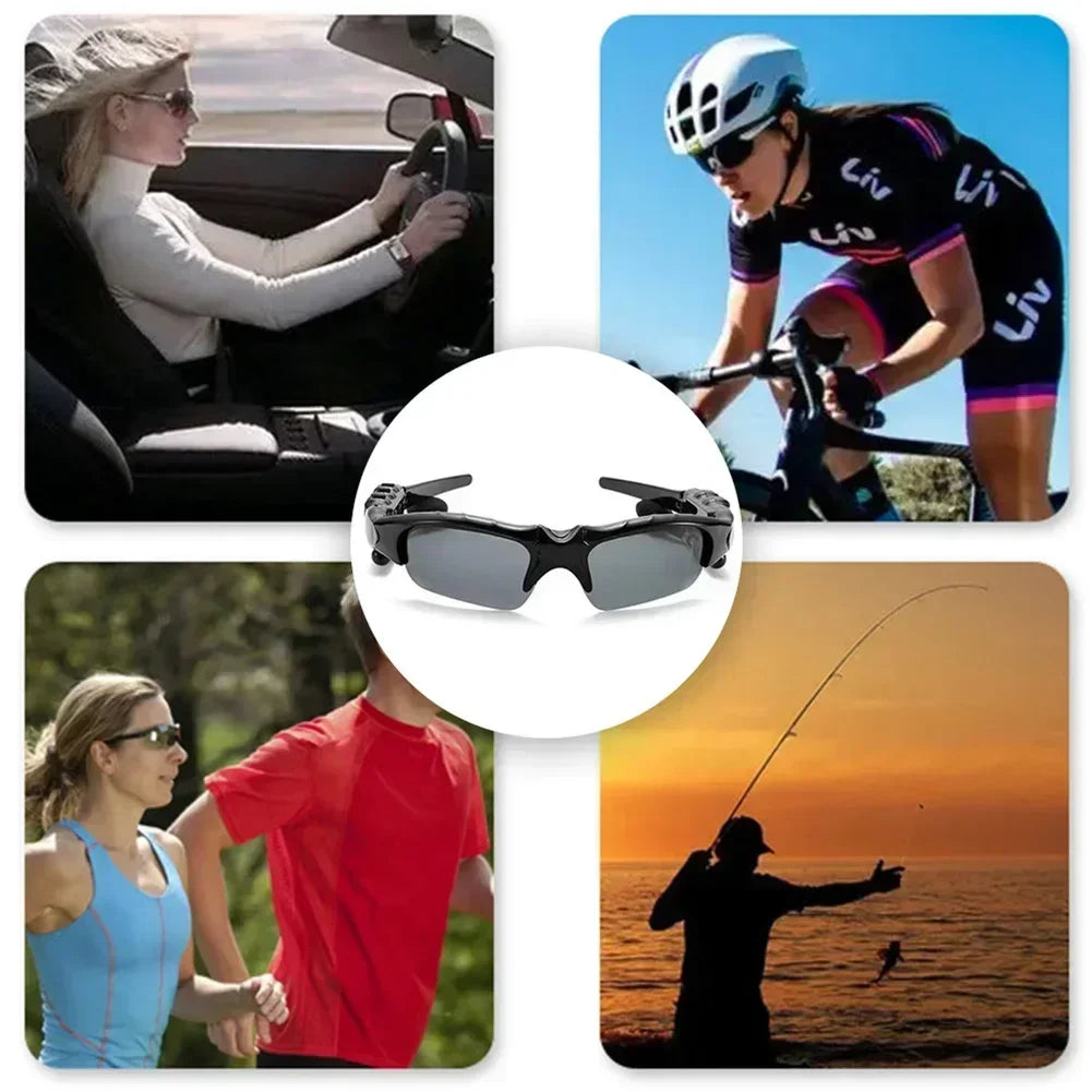 Gafas inteligentes Bluetooth 5,0 para deportes al aire libre, cascos con sonido envolvente para ciclismo, escucha música, llamadas, gafas de sol polarizadas para montar