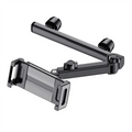 Soporte Giratorio de 360 Grados X49A para Reposacabezas de Coche, para Teléfonos/Tabletas de 6-12.9 Pulgadas, Soporte Telescópico Giratorio para Coche