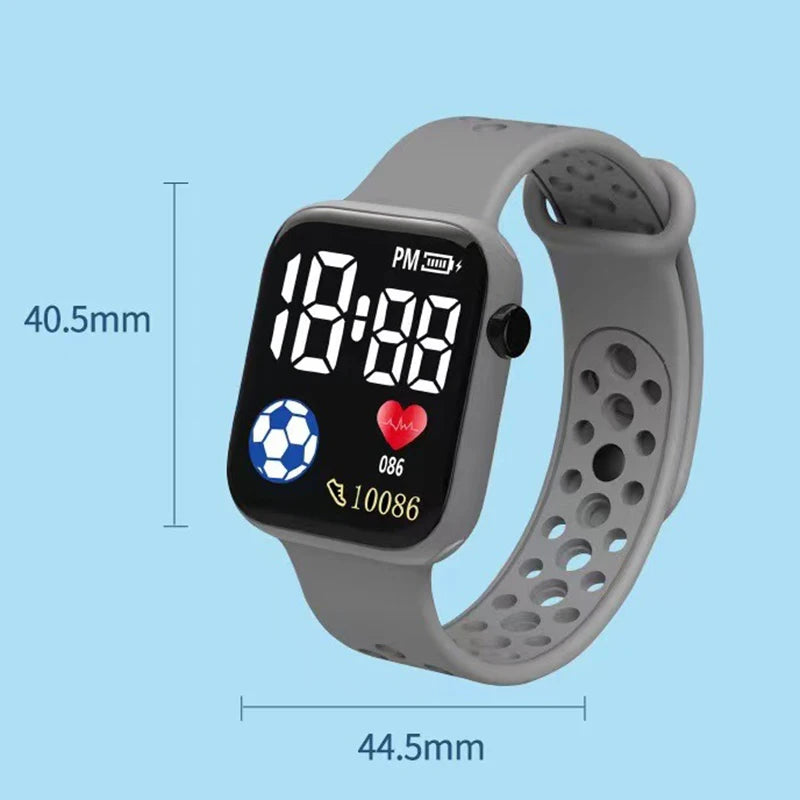 Reloj con calculadora creativa, reloj Digital LED de dibujos animados para niños, reloj electrónico deportivo de moda para niños y niñas, reloj de regalo para estudiantes