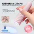 Mini lámpara LED UV para uñas, para secar esmalte de uñas en Gel, secador de uñas de mano, pegamento adhesivo de Gel UV, luz de curado, herramientas de manicura para decoración de uñas