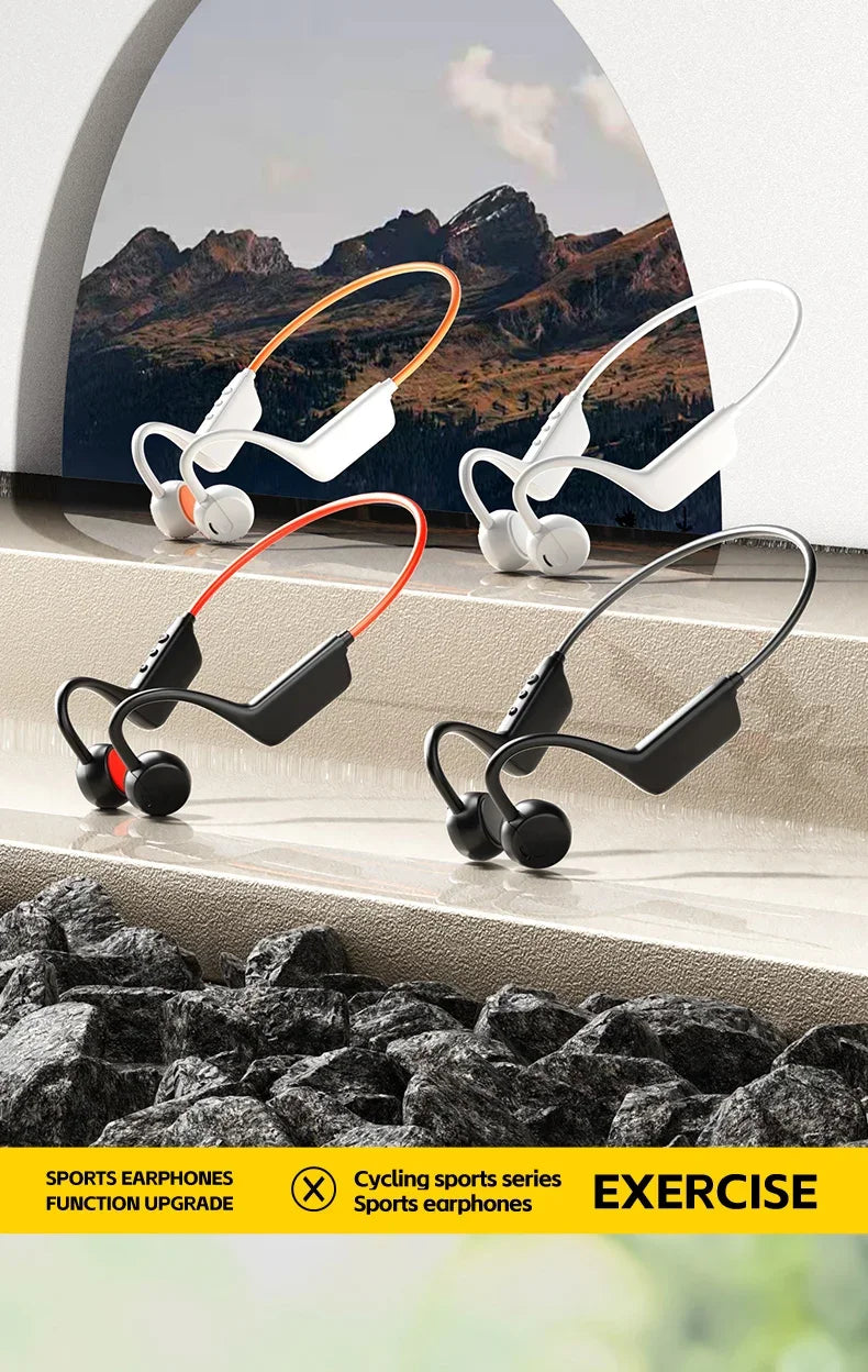 Auriculares de Conducción Ósea IPX8 Bluetooth Deportivos