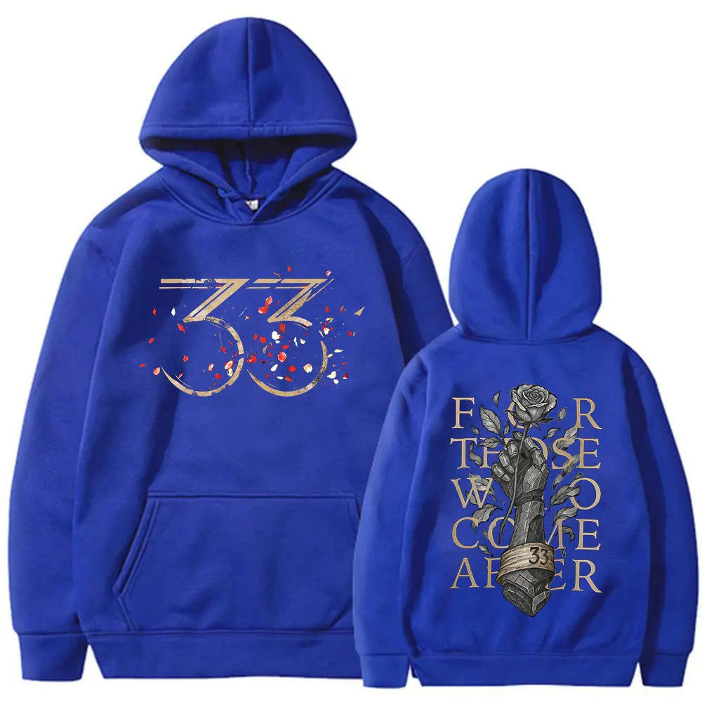 Sudadera con Capucha Clair Obscur Expedition 33, Ropa de Calle