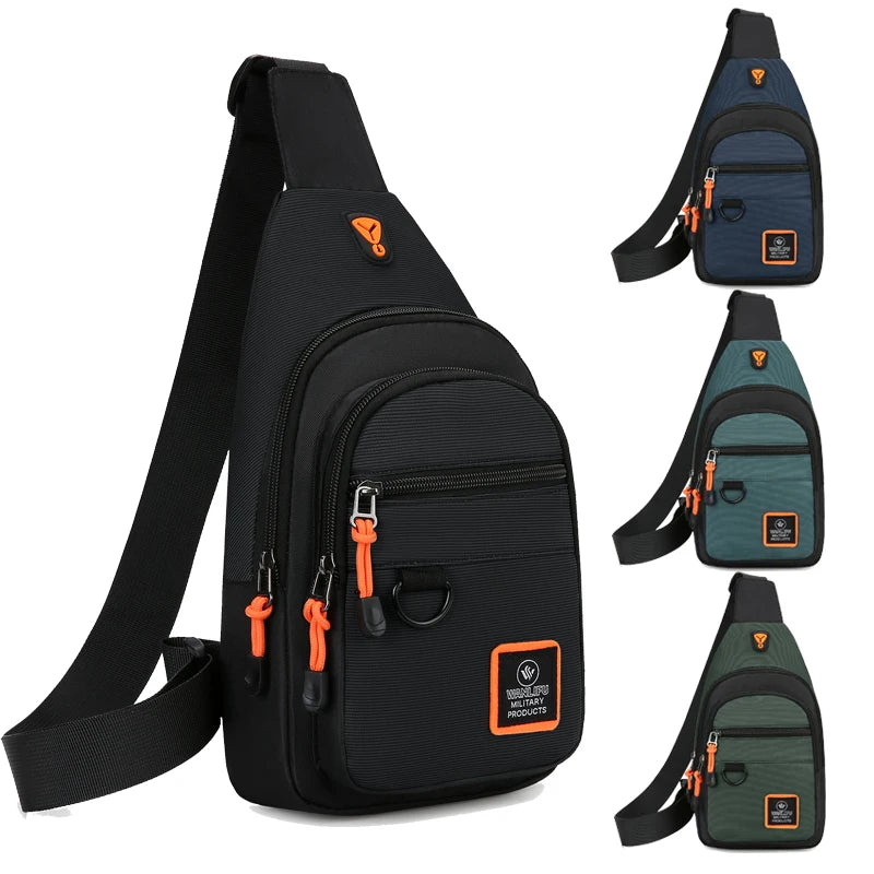 Bolso Deportivo Cruzado Impermeable para Ciclismo y Senderismo