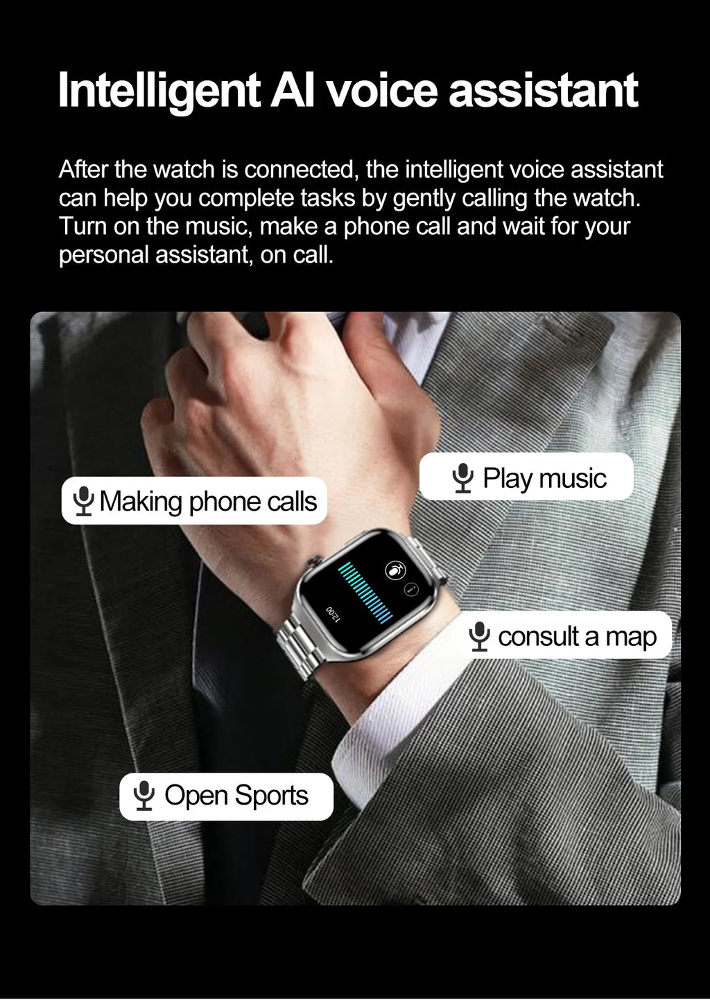 2025New Micro examen físico reloj inteligente para hombres ácido úrico grasa corporal cinco órganos salud relojes Bluetooth llamada SmartBracelet