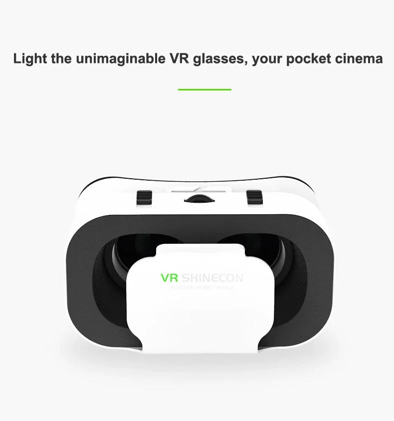 Shinecon Viar-gafas 3D VR, dispositivo de Realidad Virtual, lentes para casco, auriculares, gafas inteligentes para teléfono inteligente, Realidade móvil