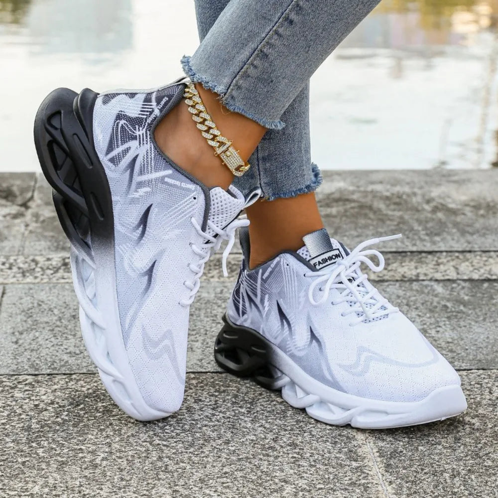 Zapatillas Deportivas Transpirables para Mujer - Suela de Caucho Antideslizante