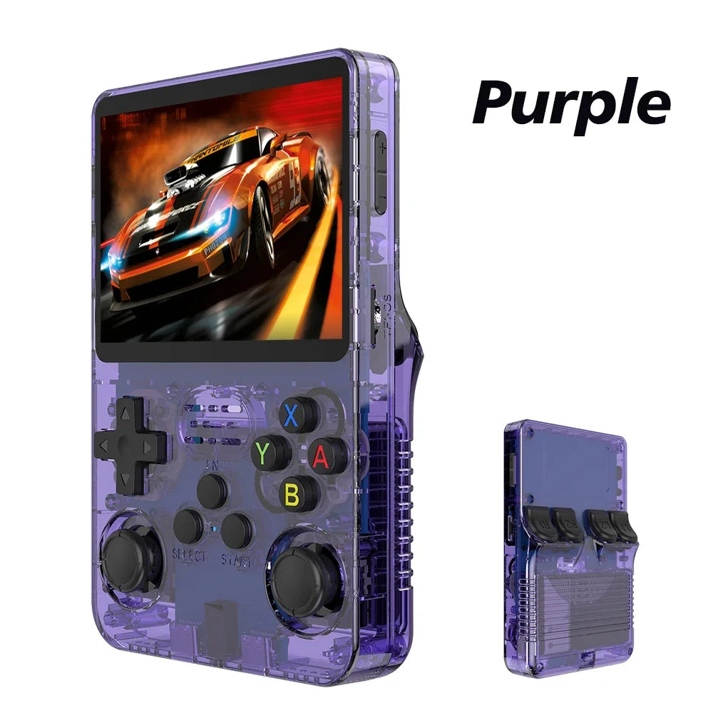 Consola de Videojuegos Retro R36S, Sistema Linux, Pantalla IPS 3.5 Pulgadas