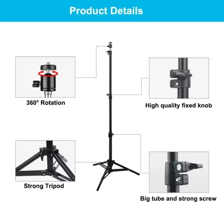 Soporte trípode portátil para mini proyector HY300, altura 50-160 cm