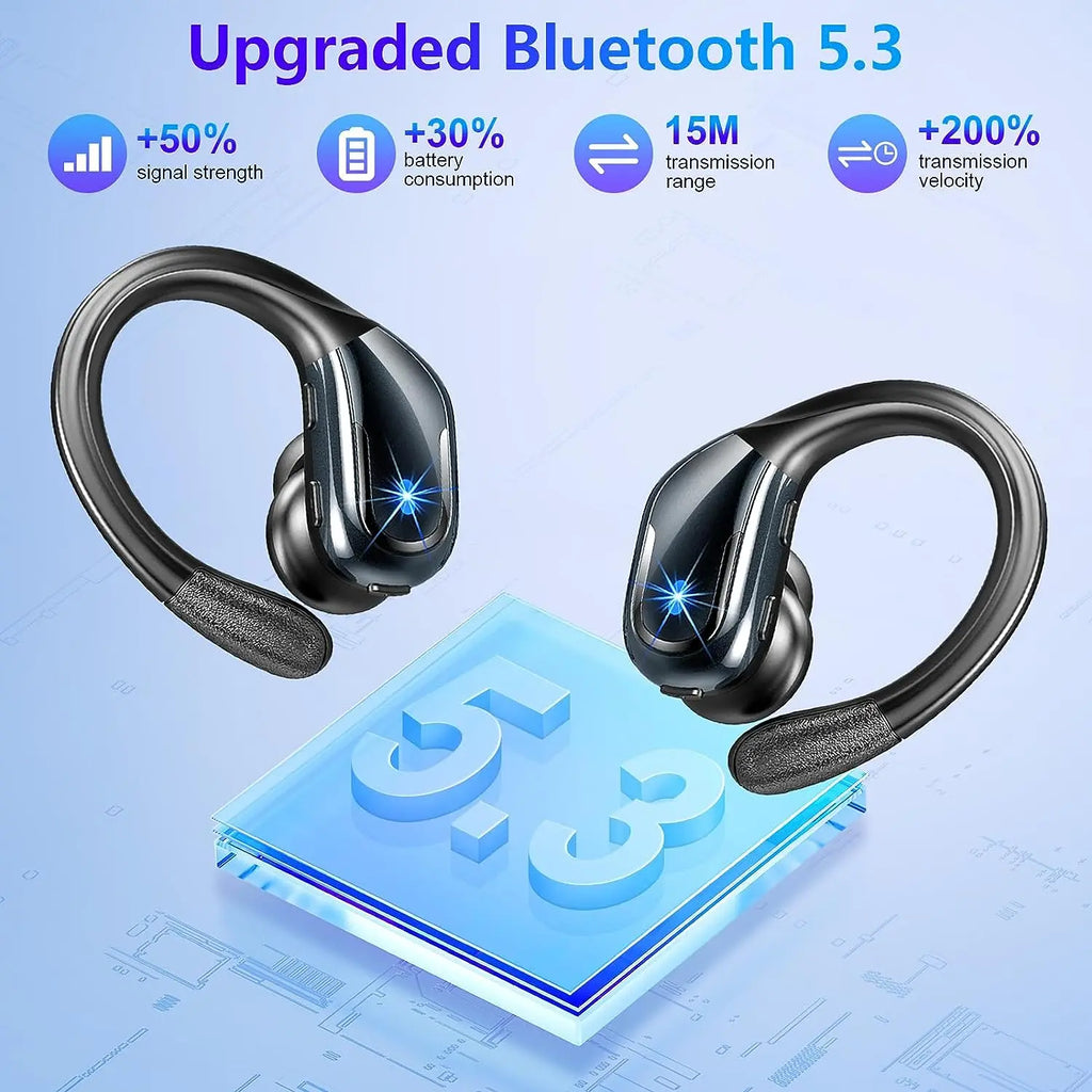 Auriculares Bluetooth 5.3 IP7 75h Deportivos Graves
