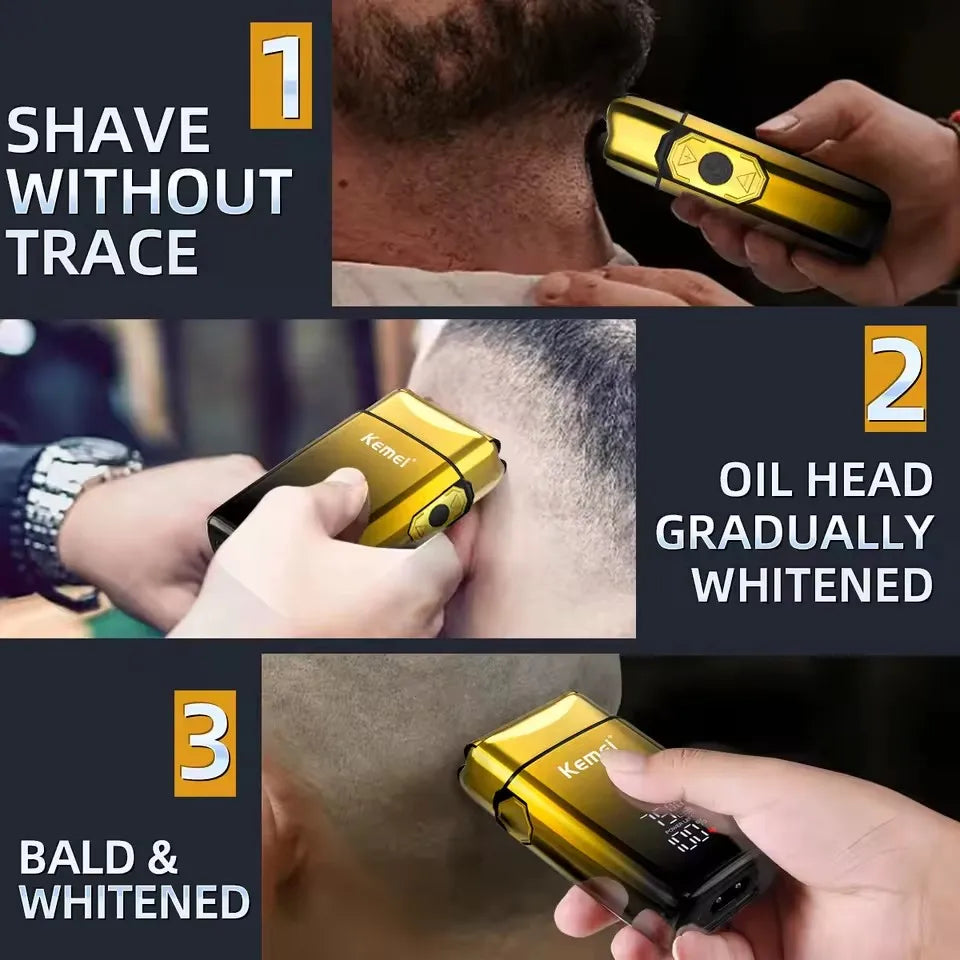 Cortadora de Pelo Inalámbrica Recargable para Hombre, Modelos KM-5083, KM-1506, KM-TX10