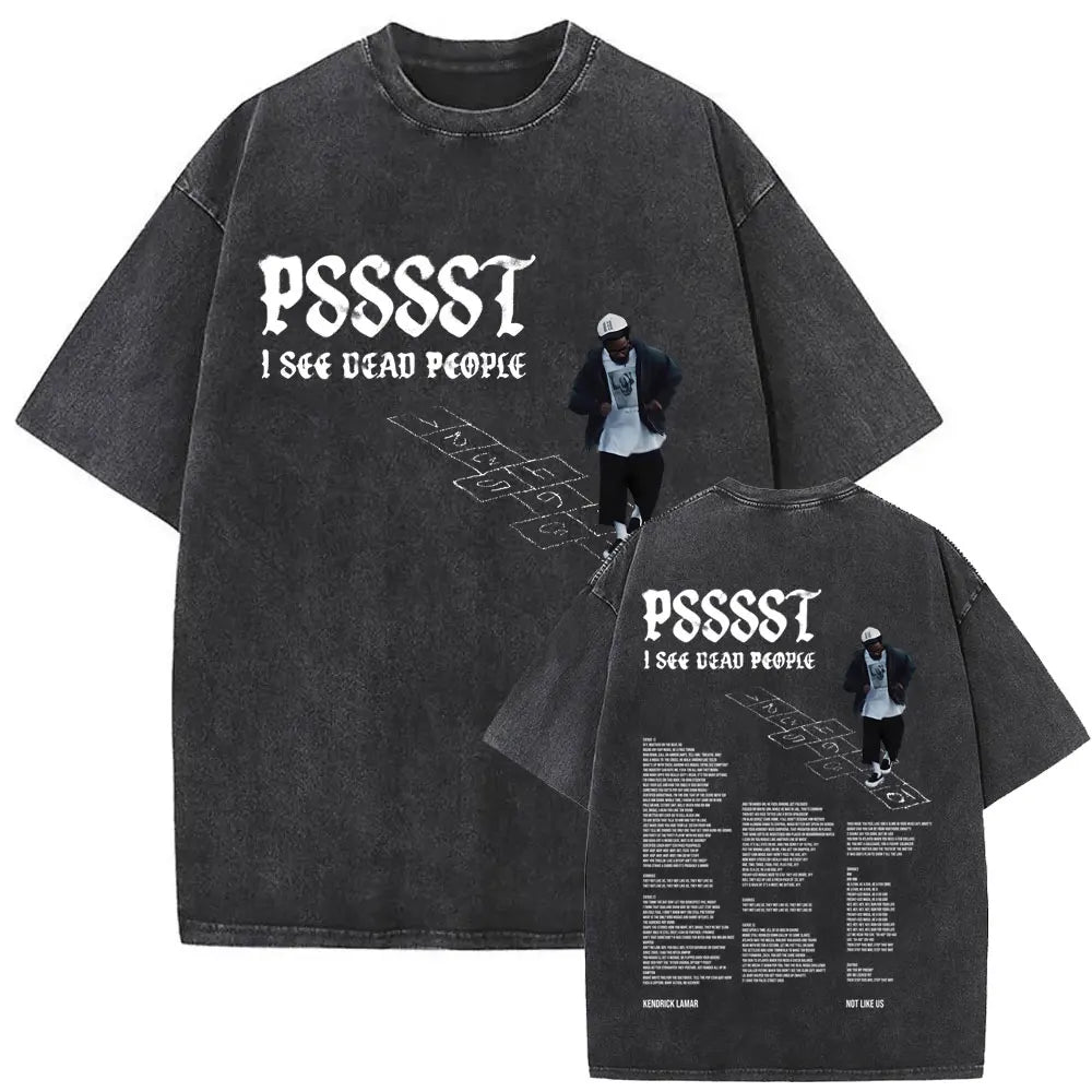 Camiseta Vintage Kendrick Lamar, Hip Hop Oversize, Unisex