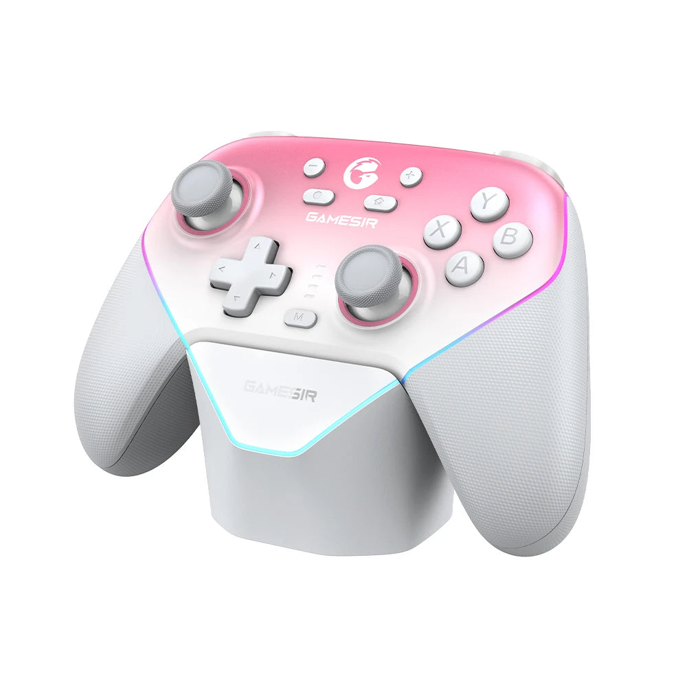 Gamepad GameSir Super Nova Bluetooth con base de carga controlador de juegos inalámbrico para Nintendo Switch 2 iPhone Android teléfono PC