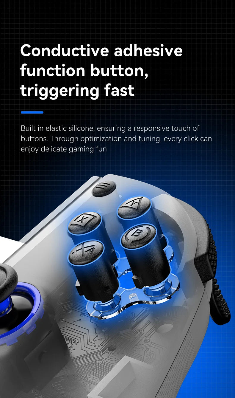 Controlador de mando inalámbrico telescópico D11 para SWITCH/Android/IOS/PS3/PS4/Xbox, controlador de juego de refrigeración de estiramiento Bluetooth