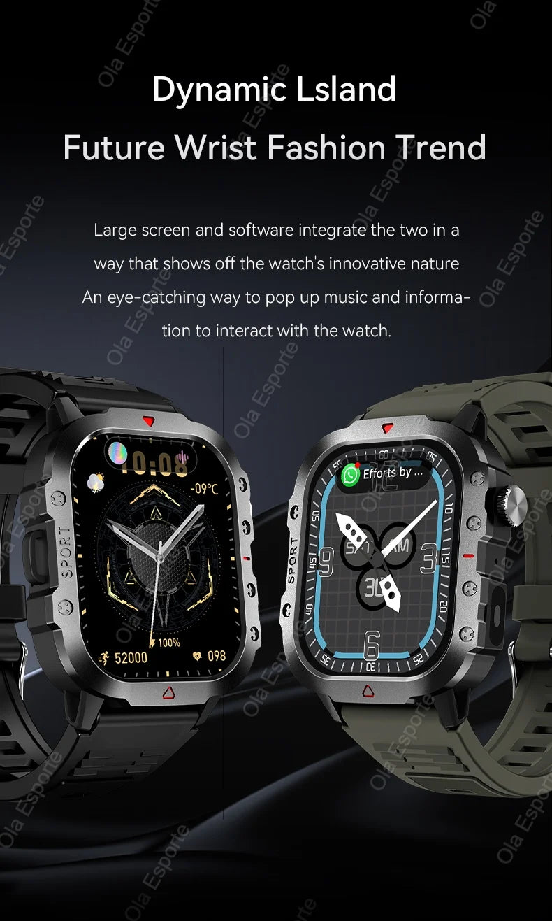 Reloj Inteligente Militar GPS 1.44 Pulgadas IP67