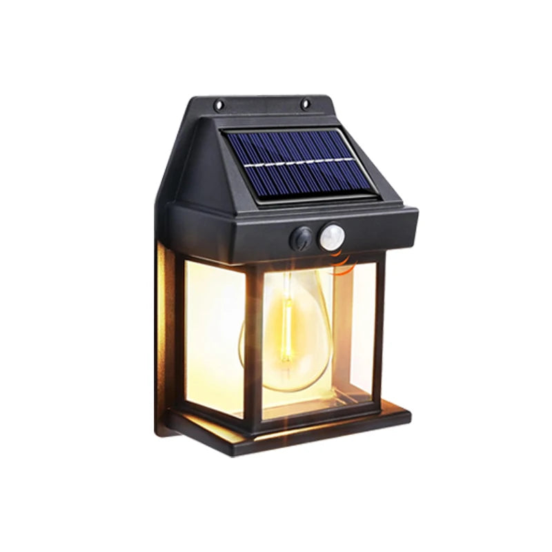 Lámpara Solar LED Exterior con Sensor de Movimiento 3 Modos