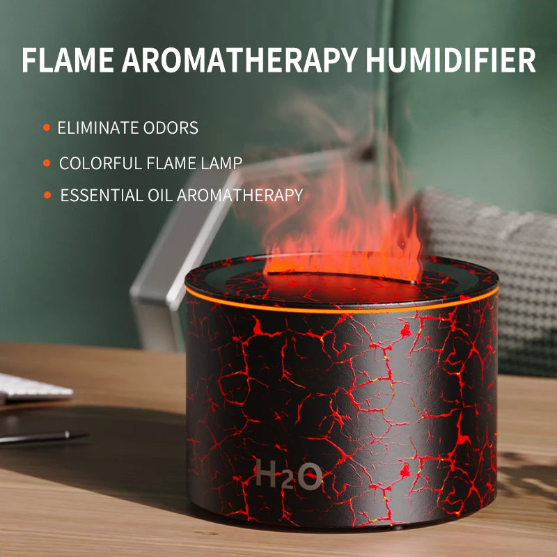 Humidificador de Llama Simulada Compacto