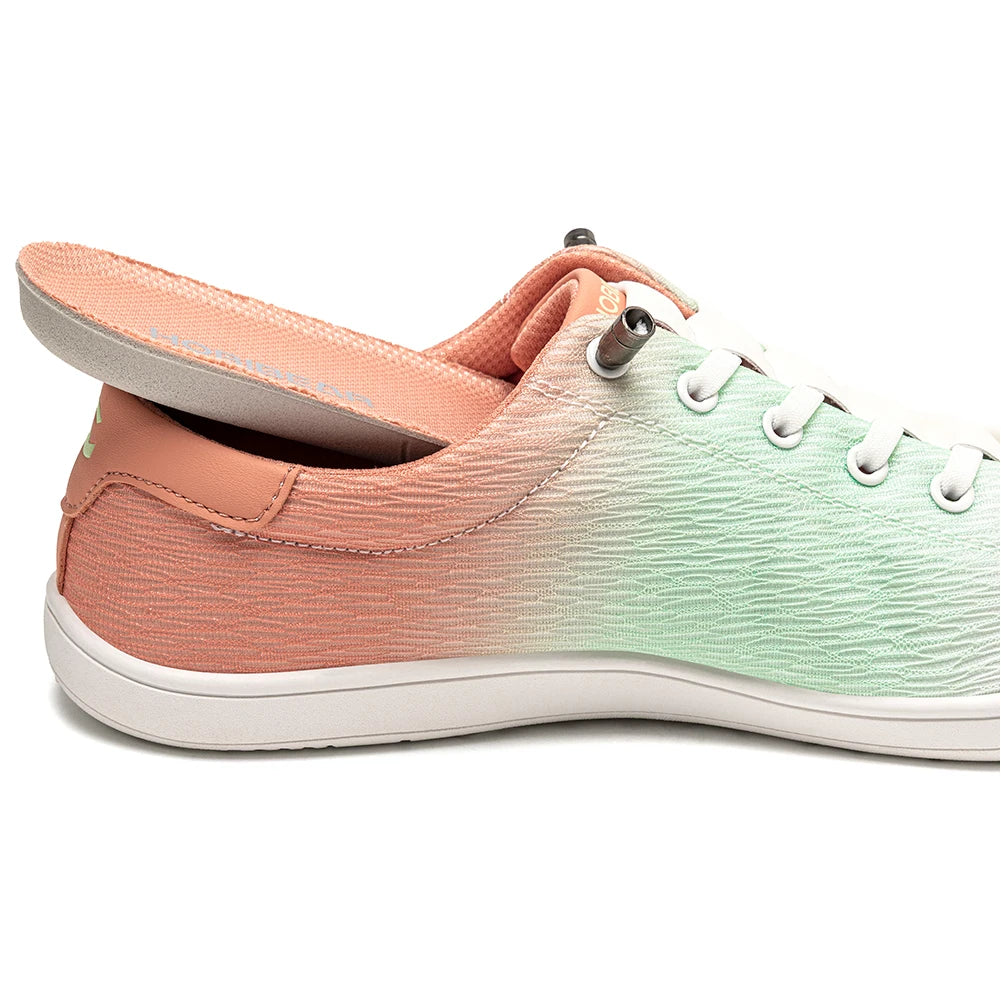 HOBIBEAR Zapatos de malla con punta ancha para hombre, zapatillas sin cordones, transpirables, ligeras, para caminar, con efecto tie-dye, unisex