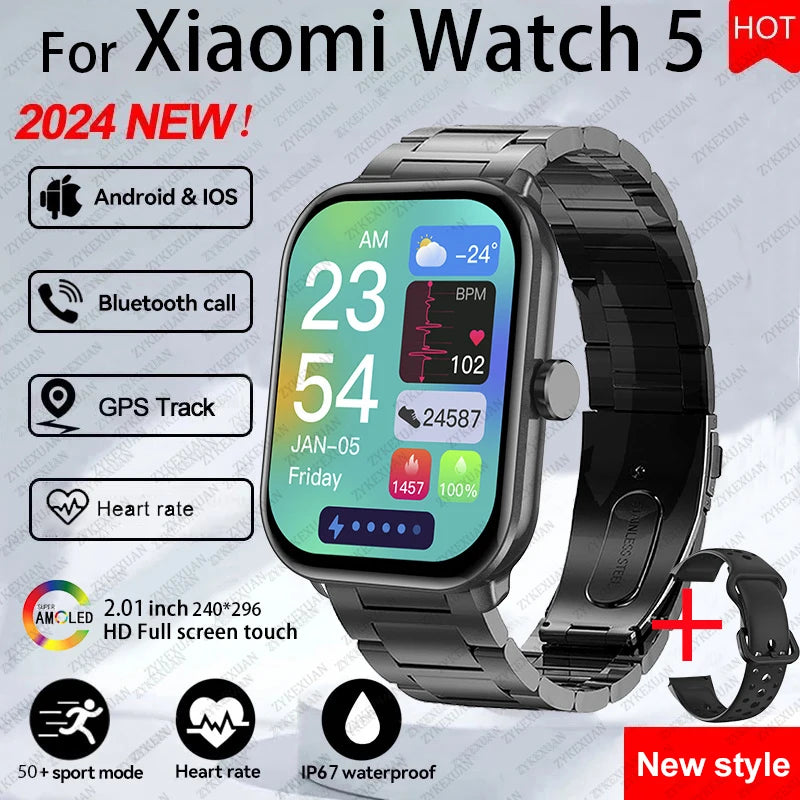 Reloj Inteligente Serie 5 Global con AMOLED, GPS y Llamadas Bluetooth