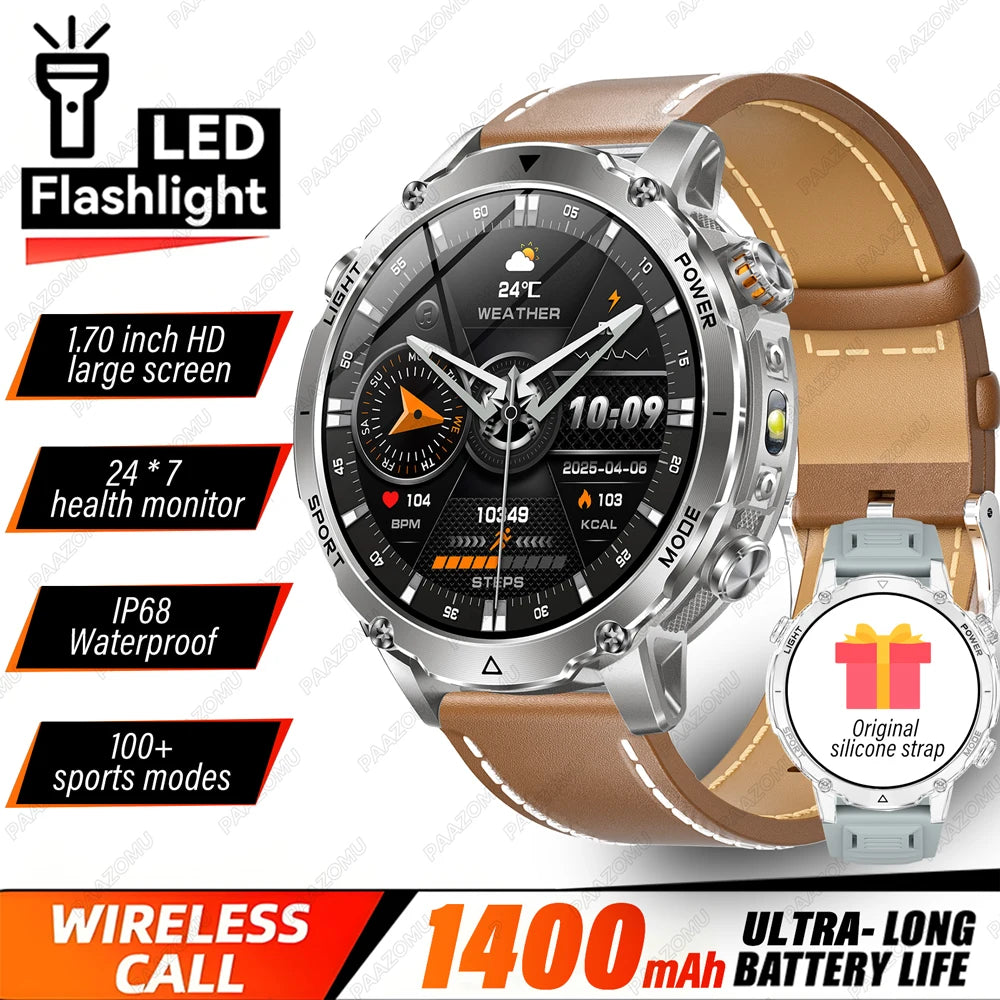 Reloj Inteligente TANK Ultra 1400mAh Militar