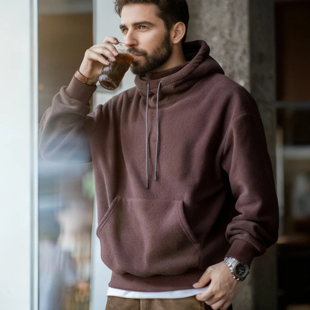 Buzo con Capucha Polar Hombre | Resistente al Viento con Máscara