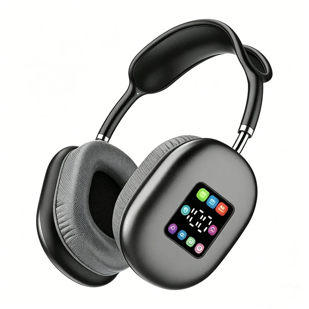 KEBIDUMEI Auriculares Bluetooth 5.3 ANC Pantalla Color