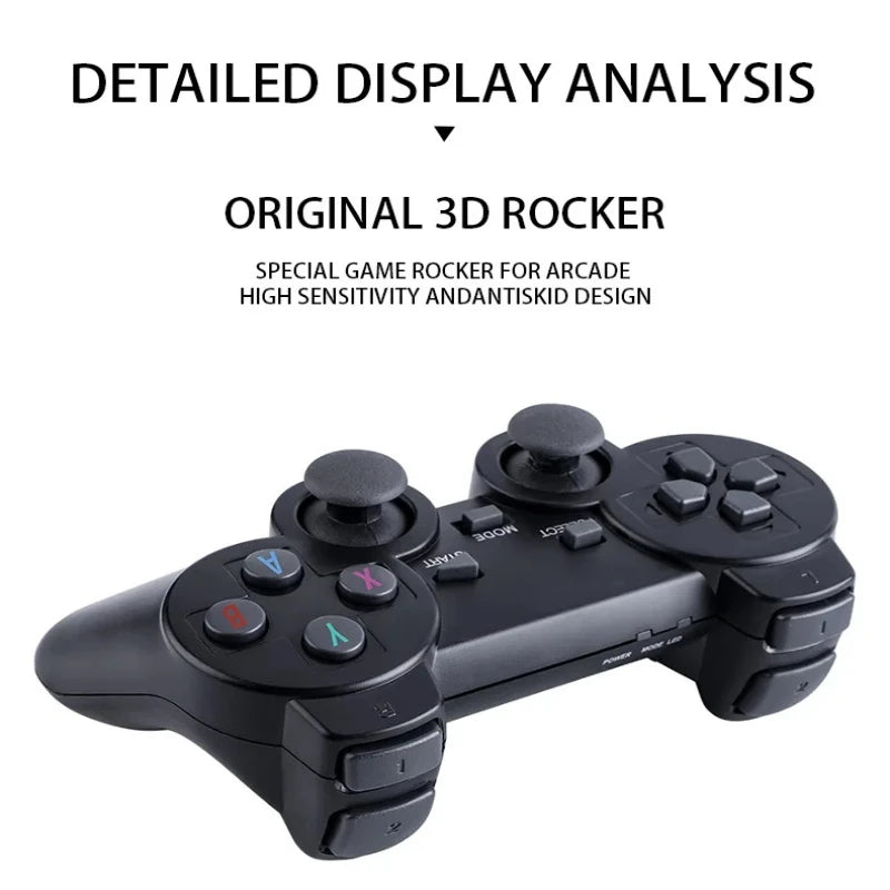 Consola de Videojuegos Retro M8 Small Box Game Stick 4K HD, 64GB, 20000 Juegos Clásicos