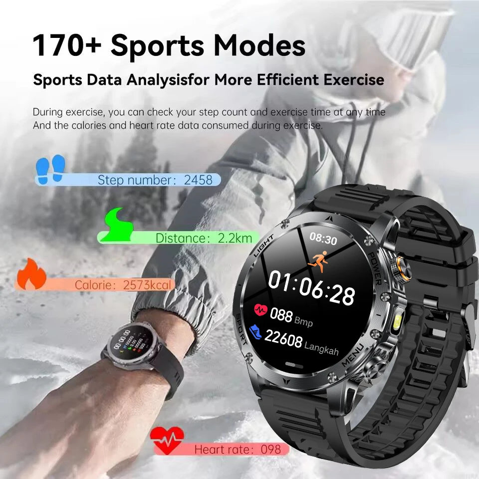 Reloj Inteligente AMOLED GPS Bluetooth Fitness