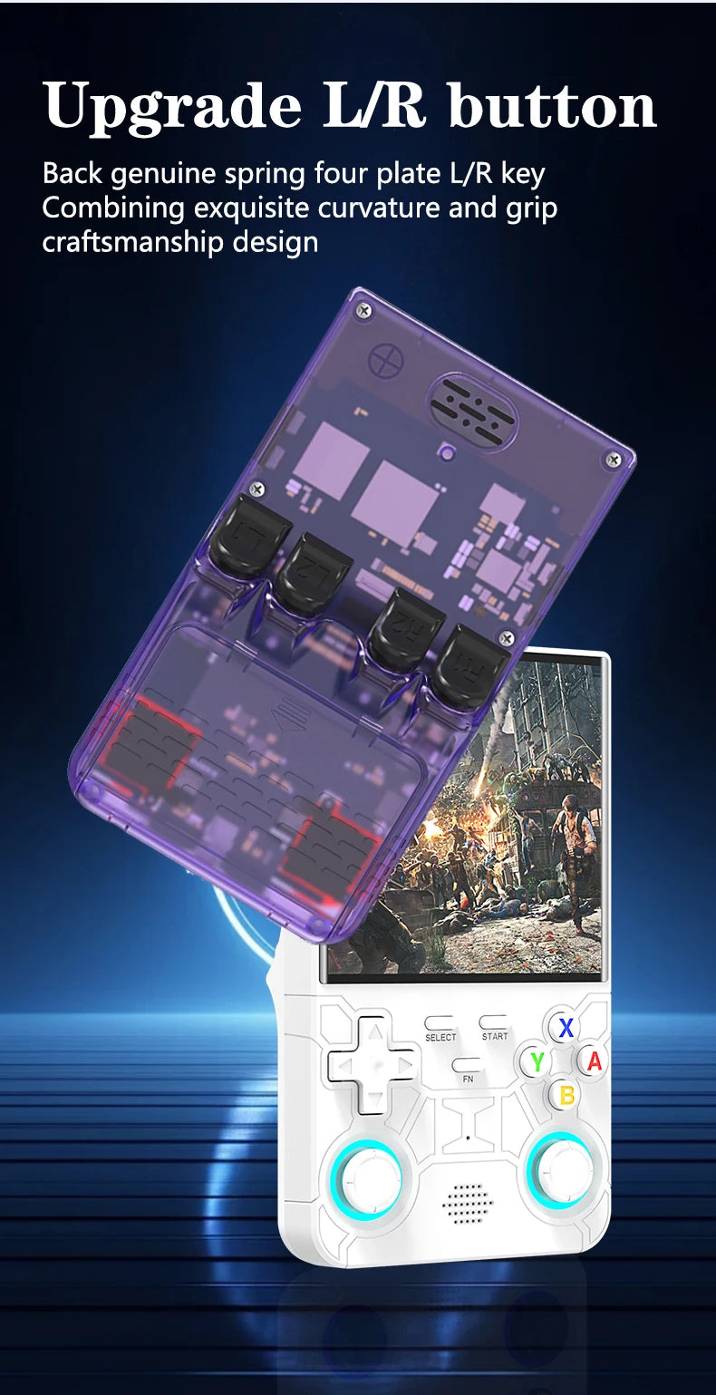 Consola de Videojuegos Retro R36S Ultra, Sistema Linux, Pantalla IPS 4.0 Pulgadas